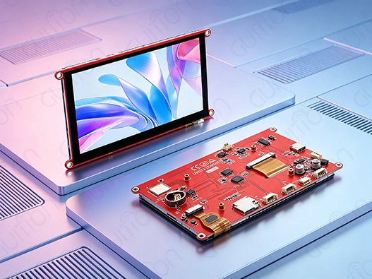 Touch screen HMI with PLC