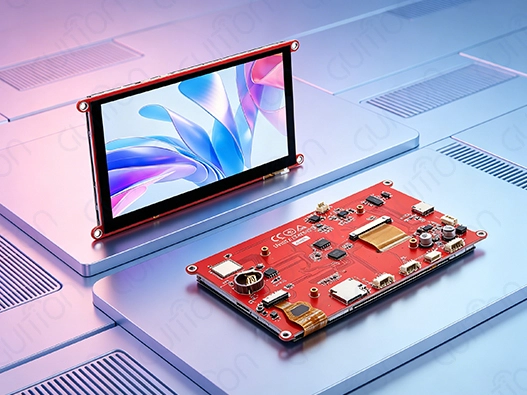 Touch screen hmi with plc